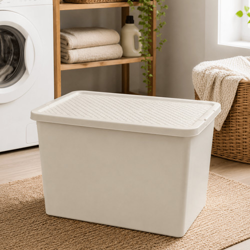 Mushroom rattan storage box - mushroom,