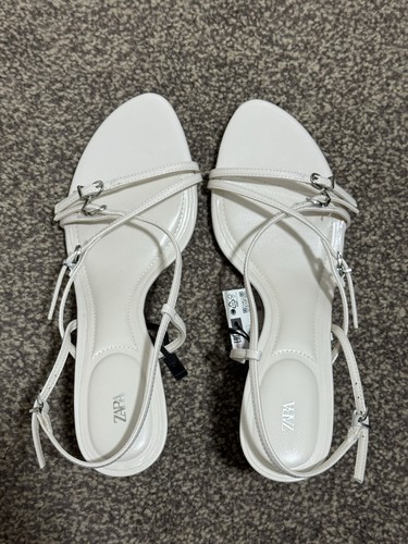 Zara heeled buckle sandals - zara,