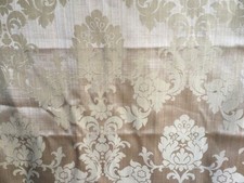 2 Metres Apricot Gold Jacquard Fleur De Lys Fabric Cushions Crafts W150cm B11