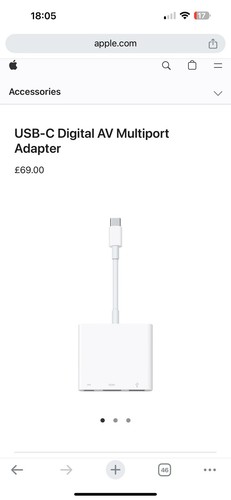 Apple adapter - apple, (multiport)