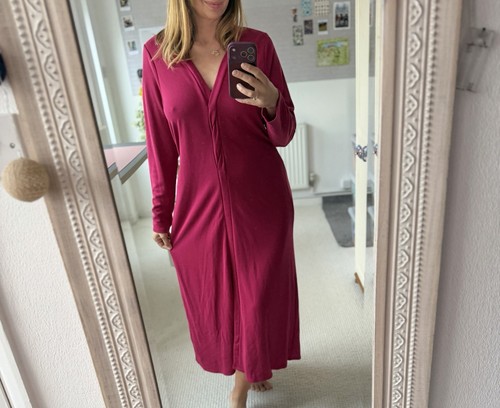 Monsoon lovely neck pink - v,