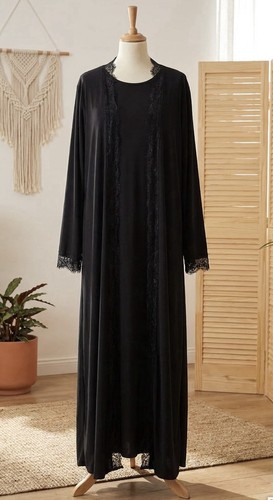 Lace details two - details, abaya