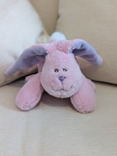 2004 Vintage Tesco Pink Bunny Rabbit Soft Toy  Stuffed Animal Plush VGC 