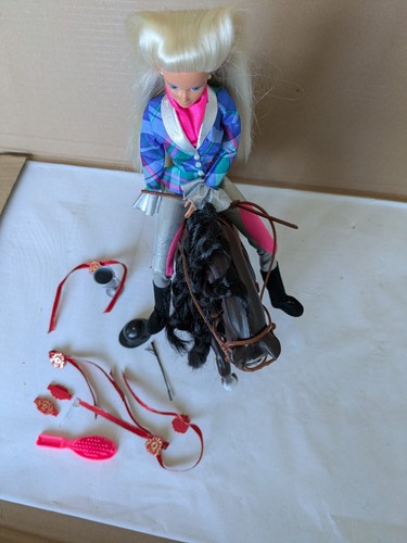 Barbie with horse and kit - with,