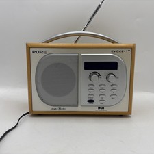 DAB/DAB+ FM Radio Evoke-1xt By PURE, Fully Working.