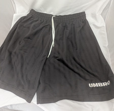 Vintage Umbro Football Shorts Black Men’s 38'' xl SOCCER