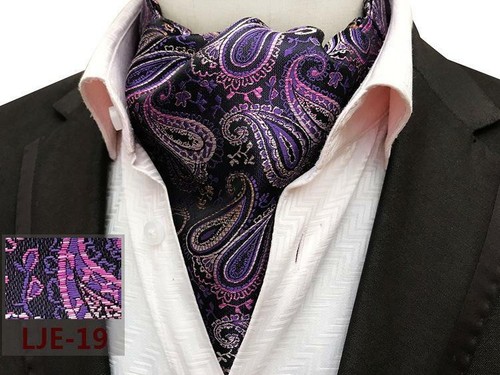 Cravat ascot tieblack - ascot,