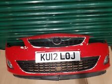 2012 Vauxhall Astra J Front Bumper Red Z50B Complete With Grills