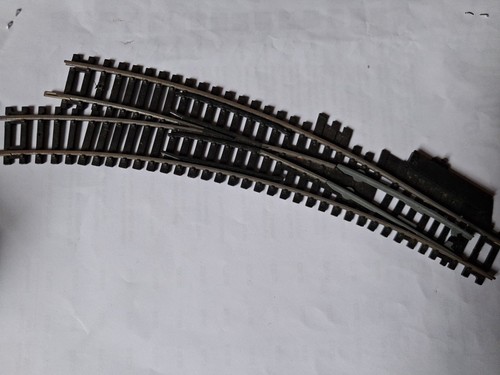 Hornby curved point - hornby, left