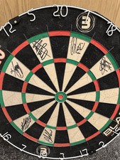 Winmau Blade 5 Signed Dartboard. Including by Phil Taylor and Martin Adams