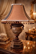 Vintage Ornate Urn Table Lamp