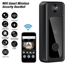 Wireless WiFi Video Doorbell Smart Phone Camera Door Bell Ring Intercom Security