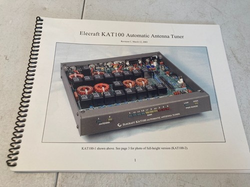 Vintage elecraft kat100 - elecraft,