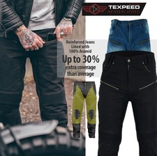 Motorbike Biker Trousers Made With Aramid Protective Motorcycle CE Armoured