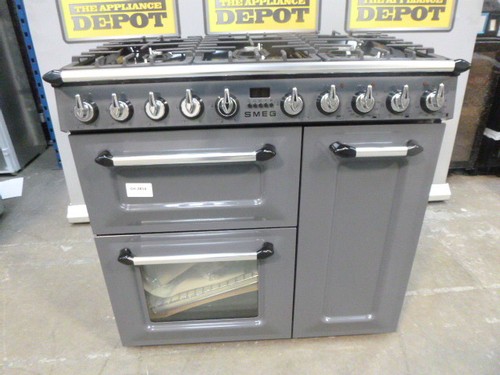 Smeg range cooker - range, slate
