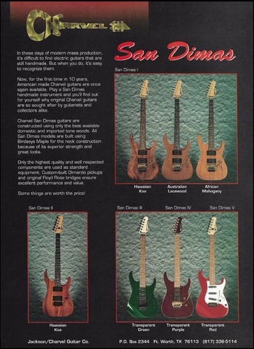 Charvel san dimas hawaiian - dimas,