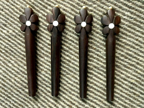 Pcs rabab pegs rosewood - in,