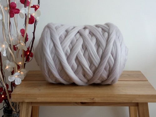 Satin mink grey merino wool - satin, grey*merino