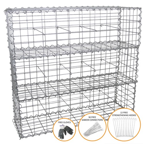 Gabion baskets wall outdoor - baskets,
