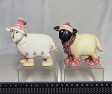Two Ewe and Me Toni Goffe Sheep Heather A6111 & Ruby A8428 Border Fine Arts