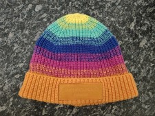 Kurt Geiger Rainbow Beanie Woolly Hat. One-size . New without Tags 