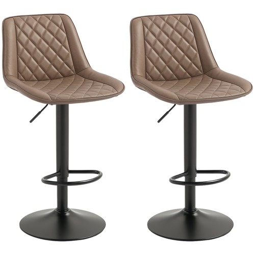 Homcom bar stools set - bar, 2