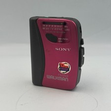 Sony Walkman WM-FX151 Personal Stereo Cassette Player & Radio Pink/Red