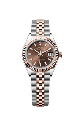 Rolex ladies steel rose - rolex, gold