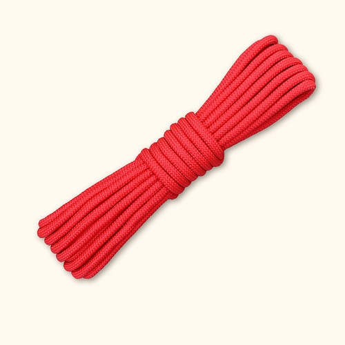 Coloured braided nylon rope - braided,