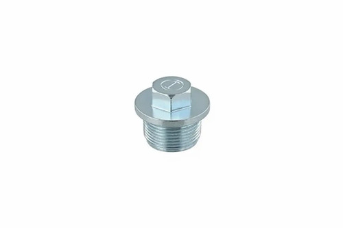 Oil pan drain plug external - pan,