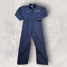 Vtg wearguard mechanic UPS blue Utility workwear overalls coveralls LR