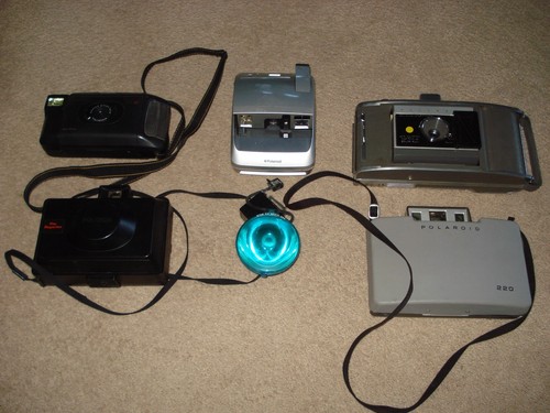Vintage polaroid captiva slr - vintage,