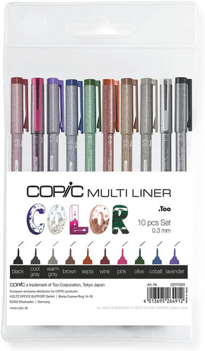 Copic multiliner fine pen set - pen,