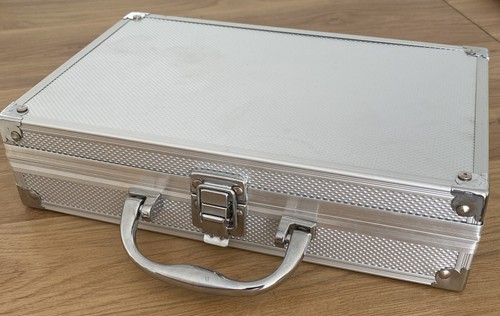Aluminium case 25x16 5x6 2cm - aluminium, 25x16.5x6.2cm