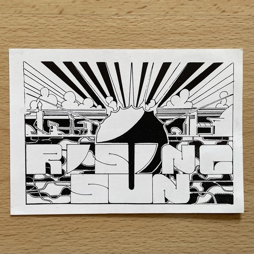 Rising sun london rave flyer - rising,