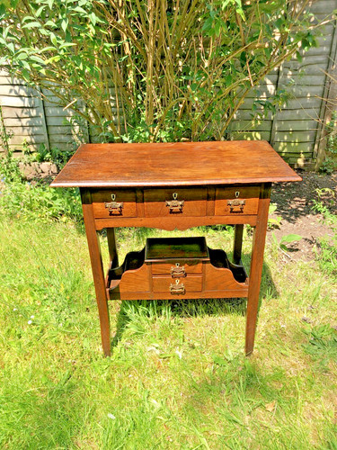Arts and crafts edwardian oak - arts,