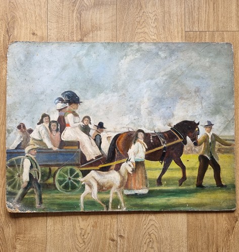 Vintage oil painting - vintage,
