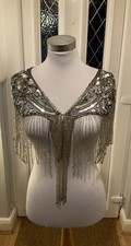 Vintage Beaded Sequin Cape
