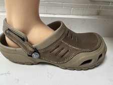 Crocs Mens Yukon Vista ll Brown Clog Sz 9 Slip-On Casual Comfortable Shoes EUC!