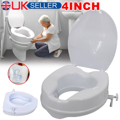 Raised toilet seat with lid - raised,