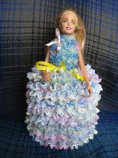 HAND KNITTED RAINBOW DOLL