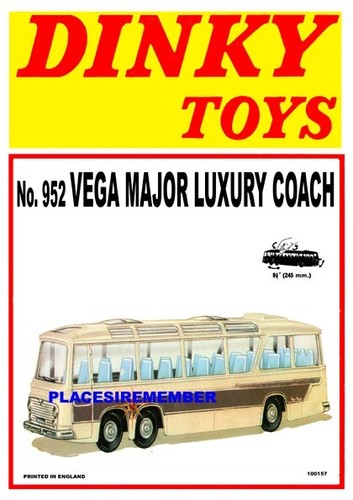Dinky toys 952 vega major - dinky, no.952