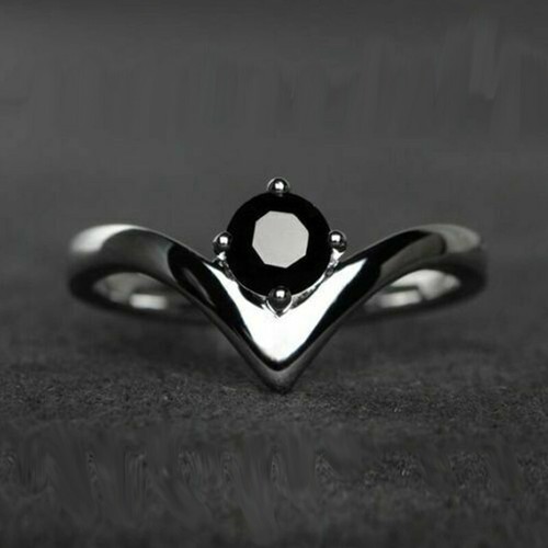 1ct round black diamond - round,