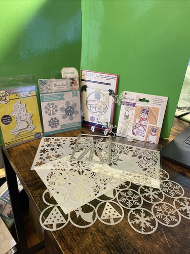 Festive stencils and - 11,