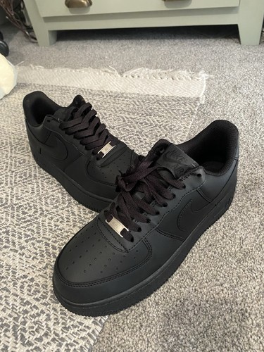 Nike air force black - black, size