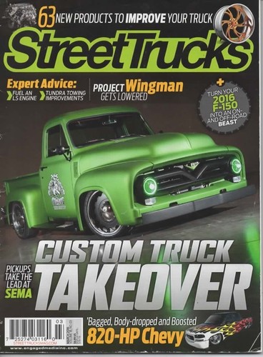 Street trucks magazine march - trucks,