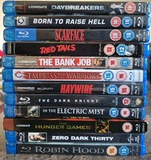 Job Lot Bundle of 12 Blu-ray Films Movies mostly Action all in great condition