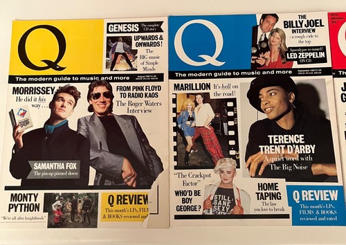 Magazines 1987 1988 issues - q,