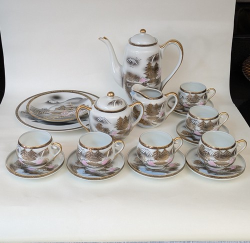 Pcs kutani porcelain ware - kutani,