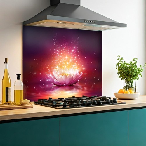 Printed glass kitchen - printed,